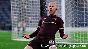 Liam Boyce strikes crucial penalty to send Hearts into Scottish Cup final in extra-time win over rivals Hibernian