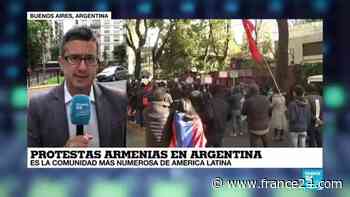 La vuelta al mundo: armenios protestan en Buenos Aires, Los Ángeles y Cataluña - FRANCE 24 Español