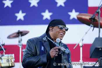 Stevie Wonder slams Trump over Proud Boys and coronavirus at rally with Biden and Obama