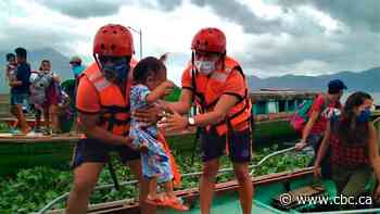 Super typhoon slams into Philippines with 'catastrophic violent winds'