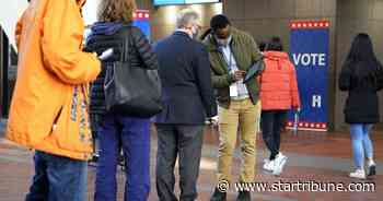 Heavy turnout, long lines to drop off ballots in Minnesota