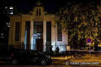 Priest shot outside French church, suspect arrested