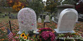 Susan B. Anthony’s headstone covered in shield after 'I Voted' stickers damaged stone