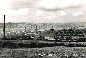 Mill chimneys still dominated Blackburn skyline in 1950s