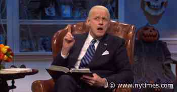 On ‘S.N.L.’, Jim Carrey Reads a Spooky Election Update of ‘The Raven’
