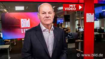 Corona- Hilfen: Finanzminister Olaf Scholz im BILD Live-Interview - BILD