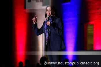 Kamala Harris Presses Biden Campaign’s Case In Houston - Houston Public Media