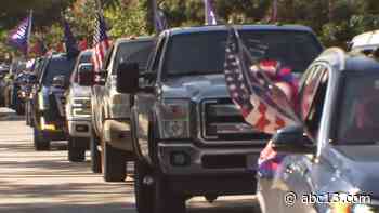 Hundreds ride in President Trump parade on Houston's Memorial Drive - KTRK-TV