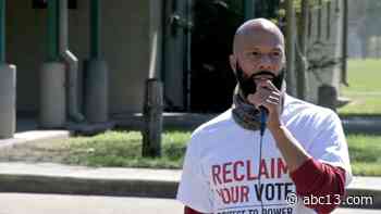 Election 2020: Rapper Common gets out the vote in Houston's Sunnyside neighborhood - KTRK-TV