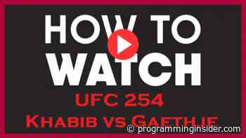 UFC 254 Live On Reddit | Free MMA Streams Twitch ESPN - Programming Insider