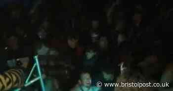 Illegal rave at warehouse near Bristol still ongoing, say police