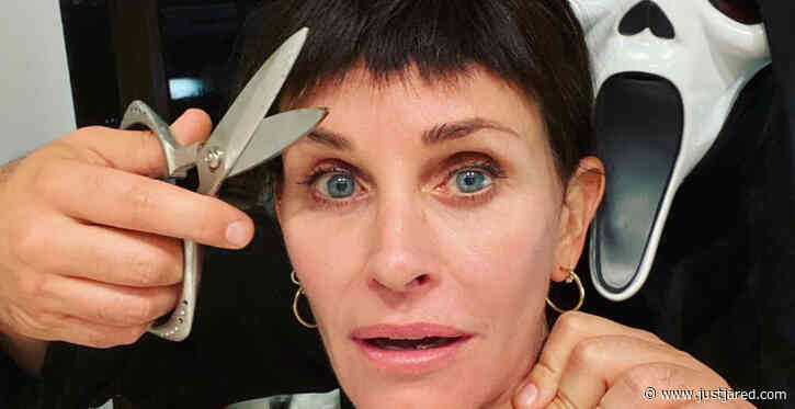 Courteney Cox Pokes Fun at Her 'Scream' Character's Bangs on Halloween!