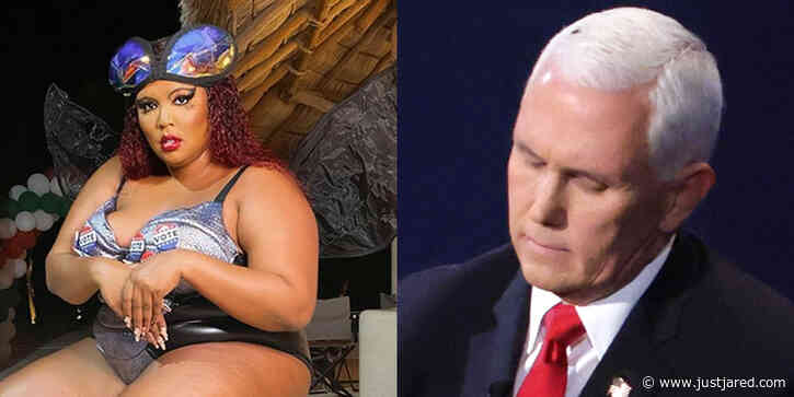 Lizzo Dresses Up as the Fly on Mike Pence's Head for Halloween!