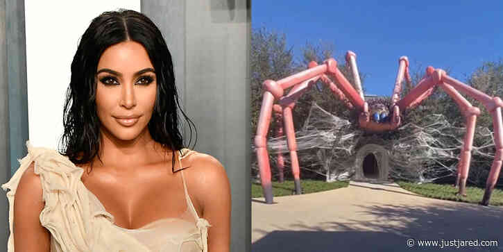 Kim Kardashian Transforms Her Home Into a Giant Spider for Halloween - Look Inside!