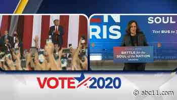 Sen. Kamala Harris, Vice President Mike Pence and President Trump to campaign in North Carolina just days before Election Day