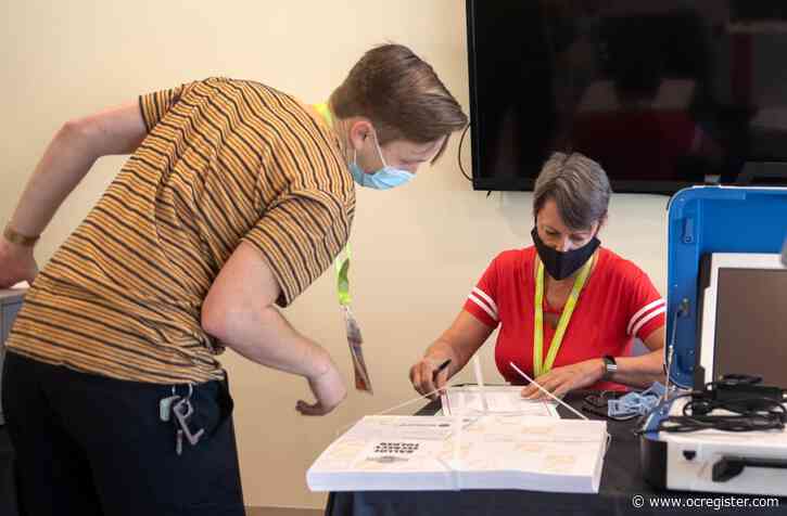 Paid election workers train for worst, hope for best during in-person voting in Southern California
