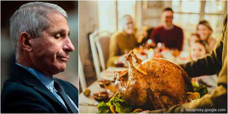 US public-health experts say they're staying home this Thanksgiving — but some will still gather with family