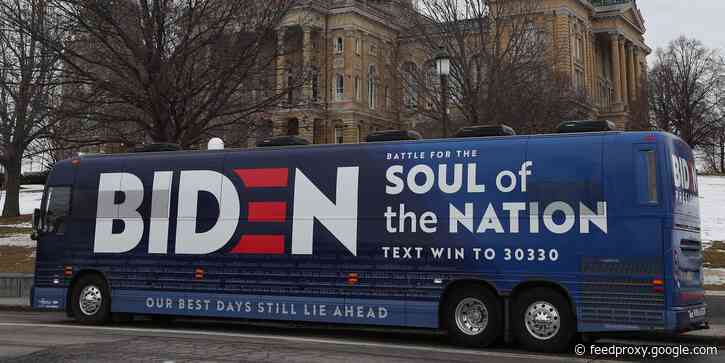 The Biden campaign cancelled events in Texas after a convoy of trucks flying Trump flags surrounded their bus and ran into a person's car, officials say
