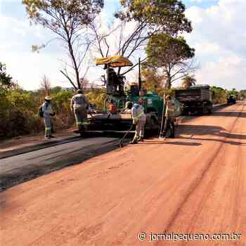 Reconstrução de pavimento na rodovia entre Balsas e Alto Parnaíba visa melhorar escoamento de grãos - Jornal Pequeno