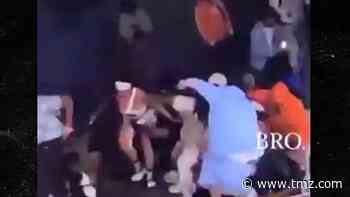 Rod Wave And Crew Fall Through Stage At Atlanta Concert