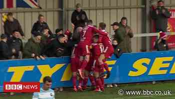 Portadown players 'reminded of responsibilities' after goal celebration