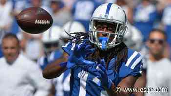 Colts WR Hilton exits vs. Lions with groin injury