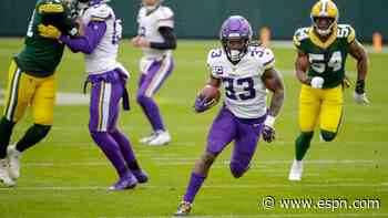 Vikings' Dalvin Cook races 50 yards on screen pass for fourth TD vs. Packers