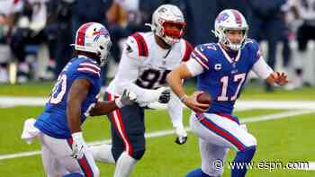 Bills force Cam fumble, snap 7-game skid vs. Pats