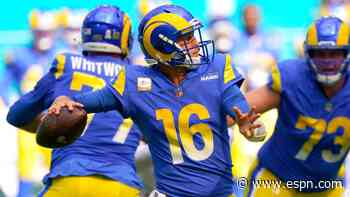 Jared Goff, Los Angeles Rams' offense shut down by Miami Dolphins