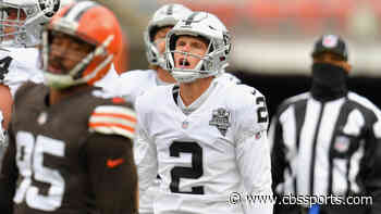 Raiders attempt a field goal in extreme Cleveland wind and the result is hilarious