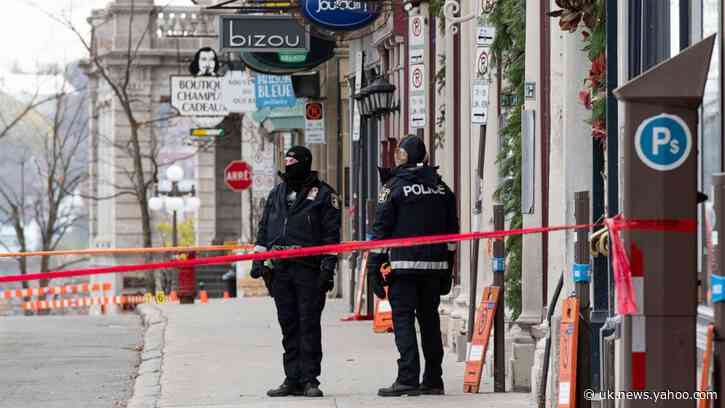 Suspect in medieval costume wielding samurai sword kills 2, injures 5 in Quebec