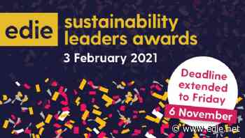 Sustainability Leaders Awards: Entry deadline extended to THIS FRIDAY