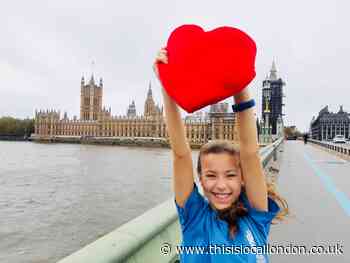 Girl, 11, walks marathon for Save a Child's Heart charity