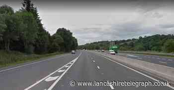 Two car crash on M65 closes eastbound carriageway