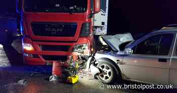 Lorry driver issued six penalty points after crash at Severn Beach