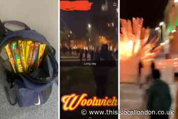 Police tackle Halloween and firework chaos in Woolwich