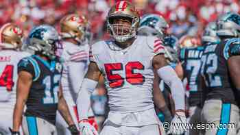 49ers trade LB Alexander to Saints, sources say