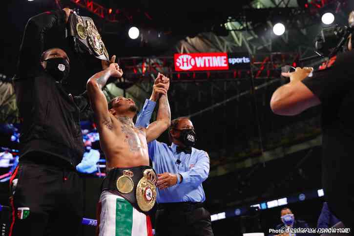 De La Hoya reacts To Tank Davis knocking out Santa Cruz, targets Ryan Garcia fight