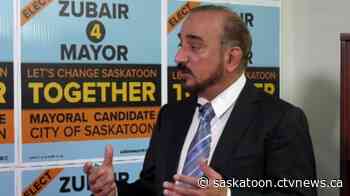 Saskatoon theme park, downtown CCTV cameras part of mayoral candidate Zubair Sheikh's pitch for office