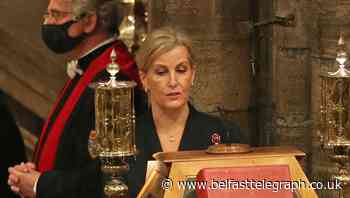 Countess of Wessex takes part in poignant service to remember Covid dead