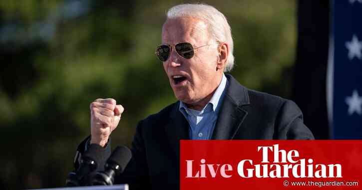 US election 2020: Biden and Trump in pivotal Pennsylvania amid tight polls – live