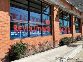 'This will not distract us': Harris County Democratic Party headquarters vandalized with red paint