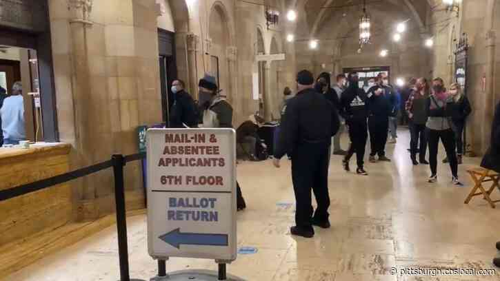 Voters Head To Allegheny County Office Building To Drop Off Ballots And Sort Out Last-Minute Issues