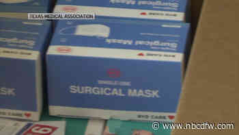 Thanks to State Donation, Texas Medical Association Passes out Millions of Masks - NBC 5 Dallas-Fort Worth