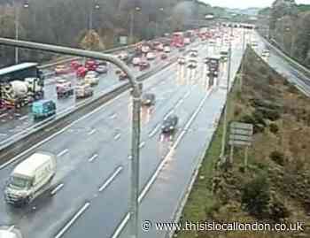 Live: congestion on the M25 and M11 this morning