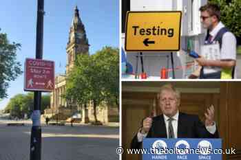 Coronavirus updates as Bolton's infection rate increases
