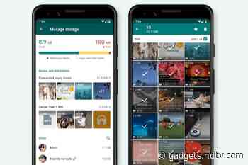 WhatsApp Starts Rolling Out Redesigned Storage Management Tool to Delete Junk Messages