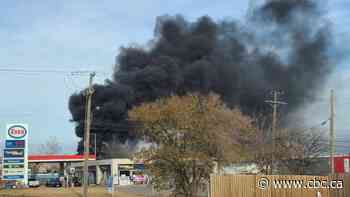 Saskatoon maintenance garage fire causes more than $1M damage - CBC.ca