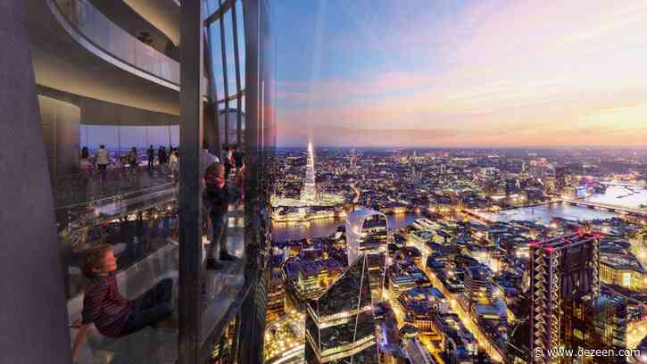 Foster + Partners reveals updated visuals of The Tulip viewing platform ahead of planning enquiry