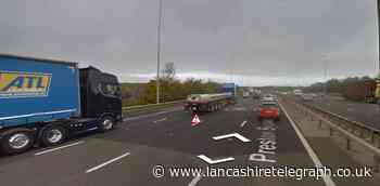 Traffic brought to a standstill after crash on M6 northbound close to Samlesbury